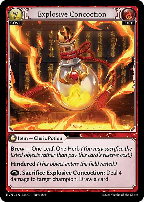 [HVN] Explosive Concoction — 085