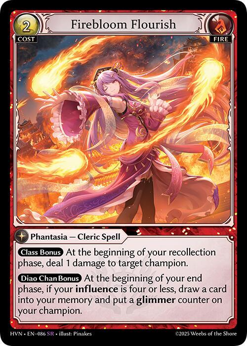 [HVN] Firebloom Flourish — 086