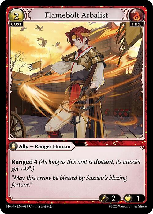 [HVN] Flamebolt Arbalist — 087