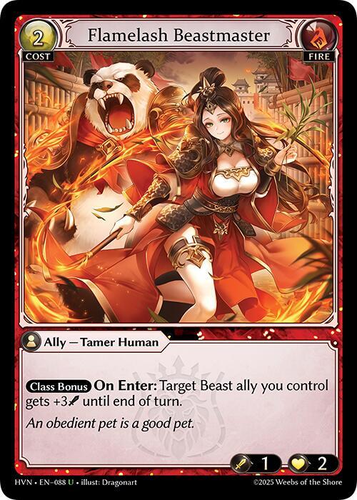 [HVN] Flamelash Beastmaster — 088