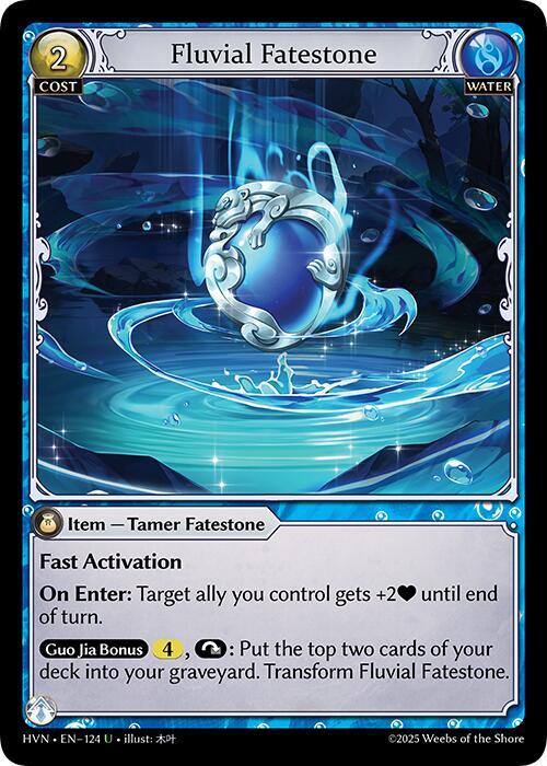 [HVN] Fluvial Fatestone // Mocking Otter — 124