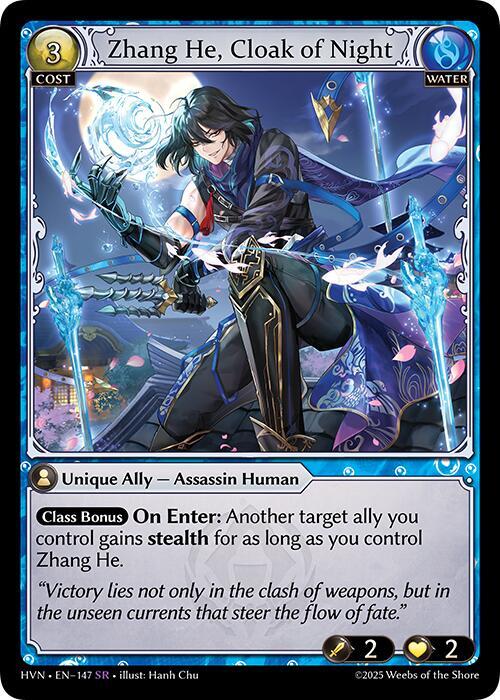 [HVN] Zhang He, Cloak of Night — 147