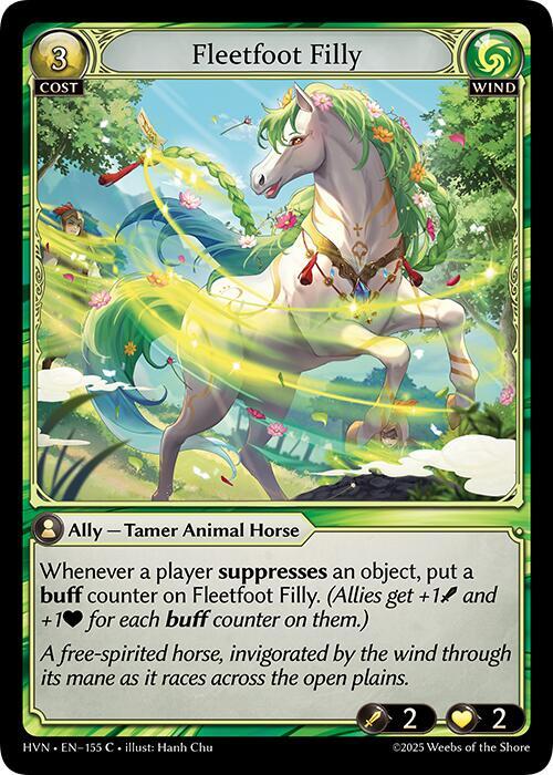 [HVN] Fleetfoot Filly — 155