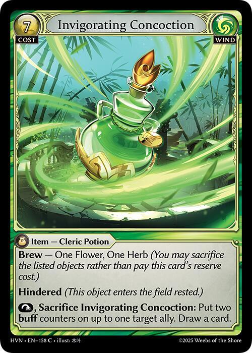 [HVN] Invigorating Concoction — 158