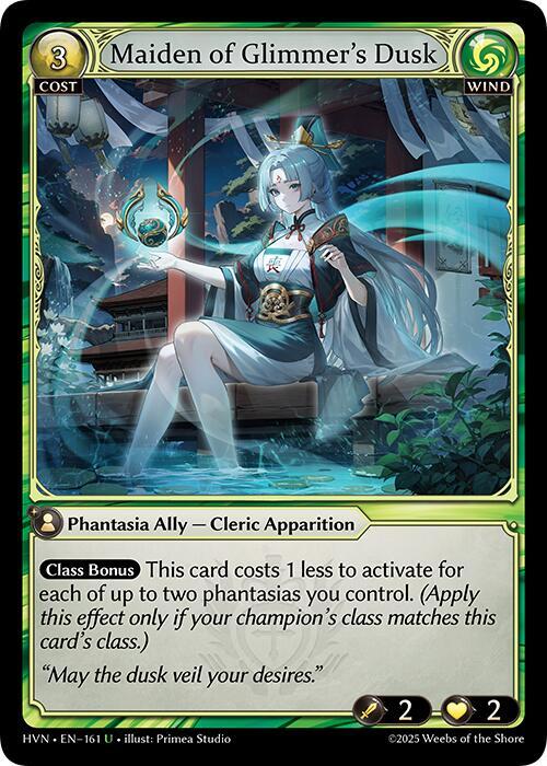 [HVN] Maiden of Glimmer's Dusk — 161