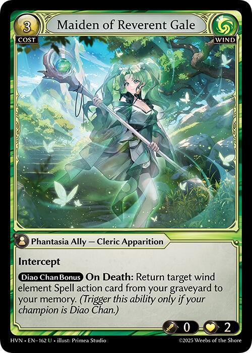 [HVN] Maiden of Reverent Gale — 162