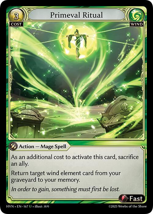 [HVN] Primeval Ritual — 167