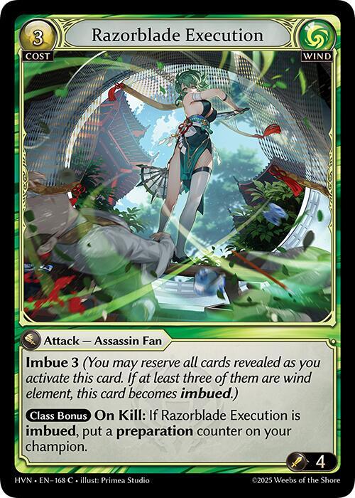 [HVN] Razorblade Execution — 168