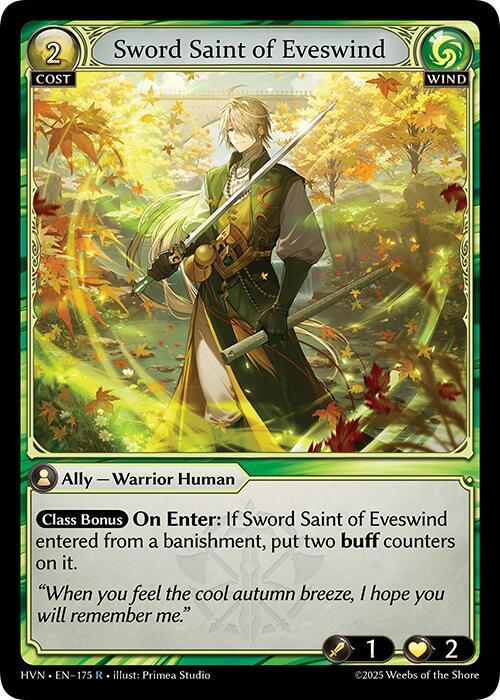 [HVN] Sword Saint of Eveswind — 175