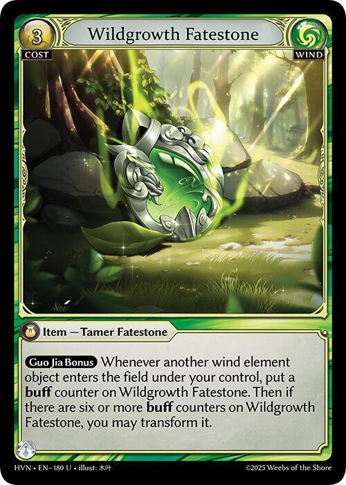 [HVN] Wildgrowth Fatestone // Elder Mandrill — 180