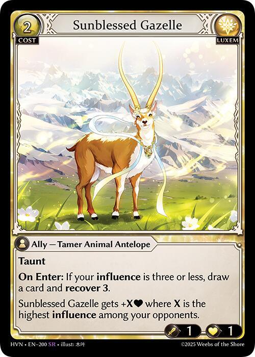 [HVN] Sunblessed Gazelle — 200