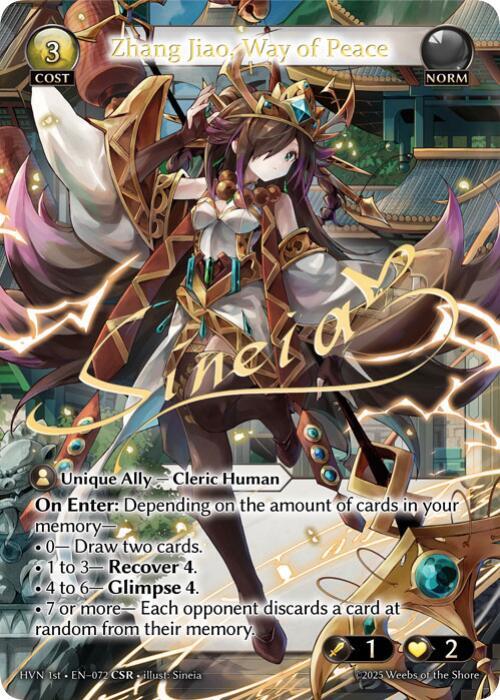 [HVN] Zhang Jiao, Way of Peace (CSR) — 072
