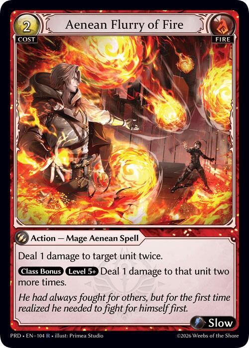 [PRD] Aenean Flurry of Fire — 104