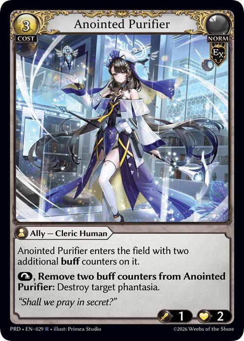 [PRD] Anointed Purifier — 029