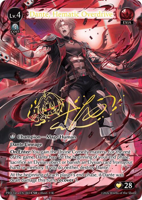 [PRD] Dante, Hematic Overdrive (CSR) — 007