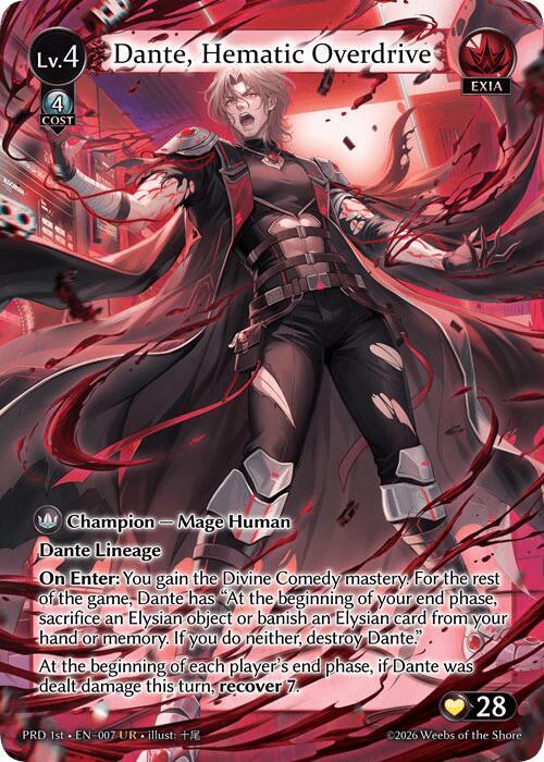 [PRD] Dante, Hematic Overdrive (UR) — 007