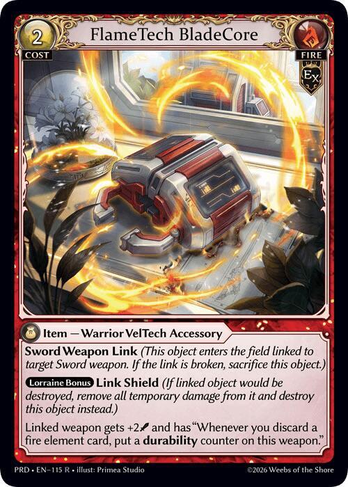 [PRD] FlameTech BladeCore — 115