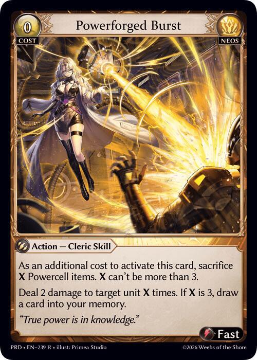 [PRD] Powerforged Burst — 239