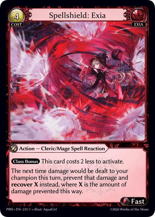 [PRD] Spellshield: Exia — 233
