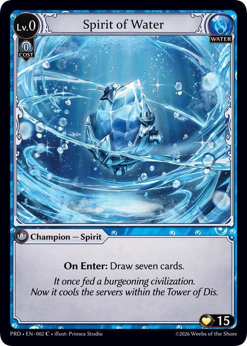 [PRD] Spirit of Water — 002