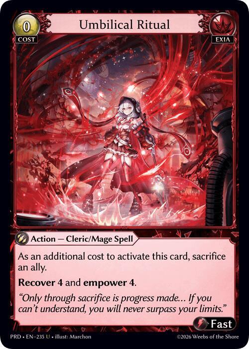 [PRD] Umbilical Ritual — 235