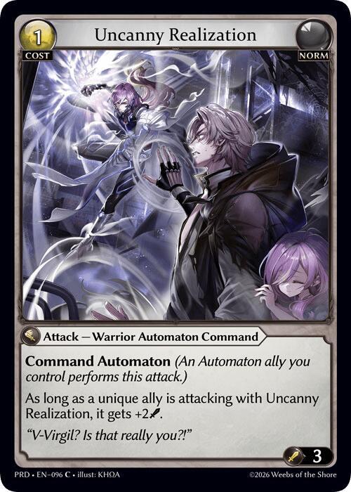 [PRD] Uncanny Realization — 096