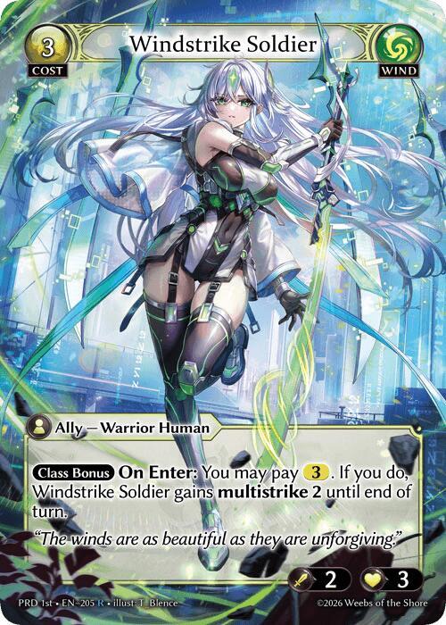 [PRD] Windstrike Soldier (1st Edition) — 205