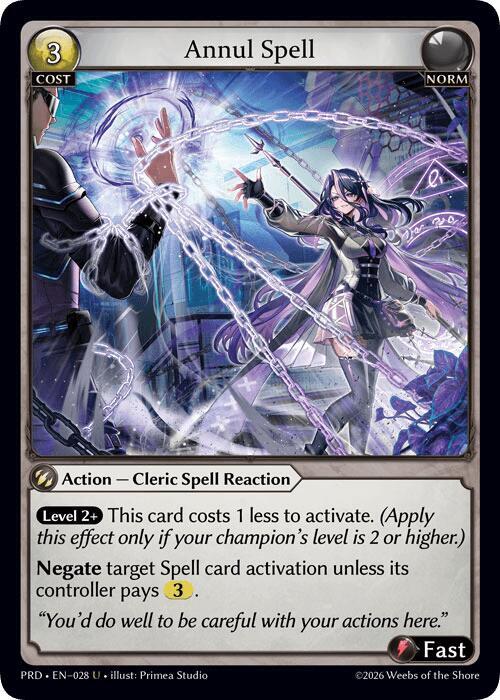 [PRD] Annul Spell (Interference Curio Foil) — 028