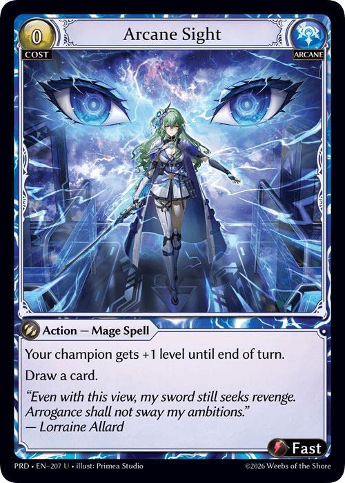 [PRD] Arcane Sight (Interference Curio Foil) — 207