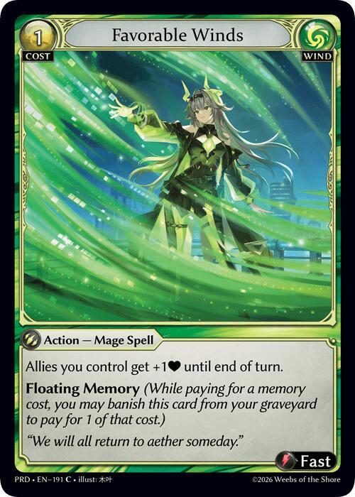 [PRD] Favorable Winds (Interference Curio Foil) — 191