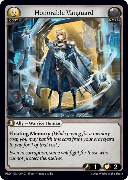 [PRD] Honorable Vanguard (Interference Curio Foil) — 069