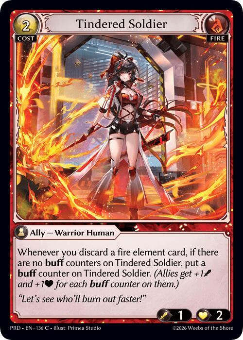 [PRD] Tindered Soldier (Interference Curio Foil) — 136