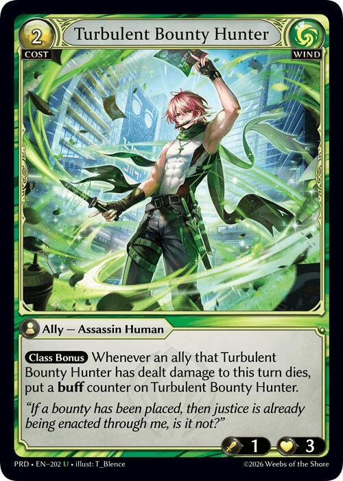 [PRD] Turbulent Bounty Hunter (Interference Curio Foil) — 202