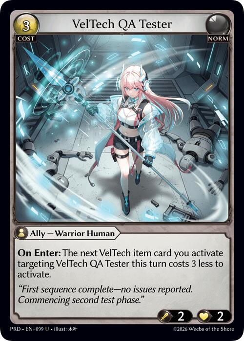 [PRD] VelTech QA Tester (Interference Curio Foil) — 099