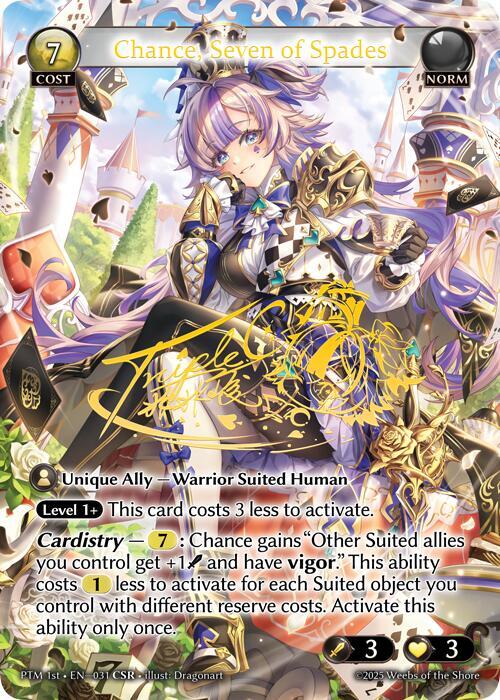 [PTM] Chance, Seven of Spades (CSR) — 031