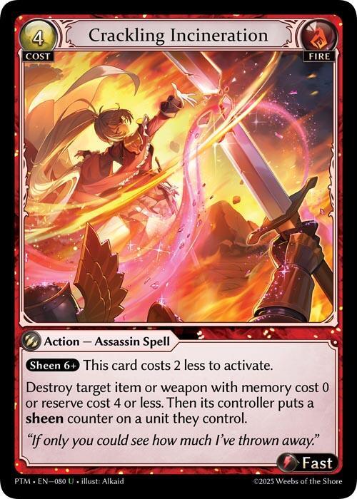 [PTM] Crackling Incineration — 080