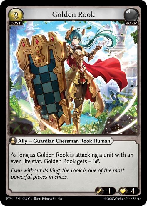 [PTM] Golden Rook (Curio Foil) — 039