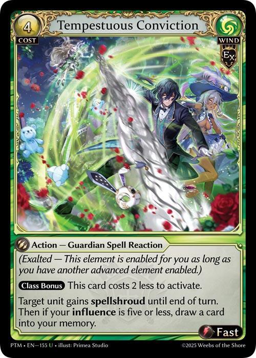 [PTM] Tempestuous Conviction (Curio Foil) — 155