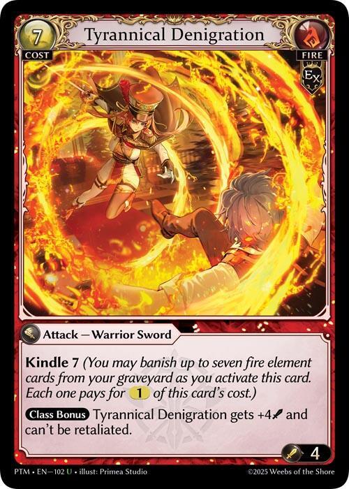 [PTM] Tyrannical Denigration (Curio Foil) — 102