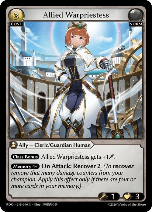[RDO] Allied Warpriestess — 040