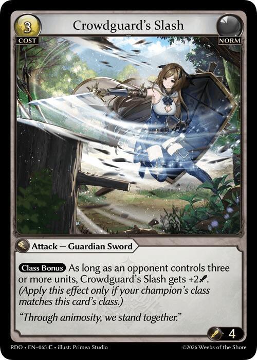 [RDO] Crowdguard's Slash — 065