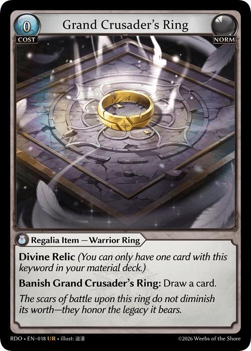 [RDO] Grand Crusader's Ring — 018