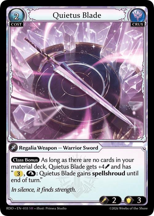 [RDO] Quietus Blade — 033