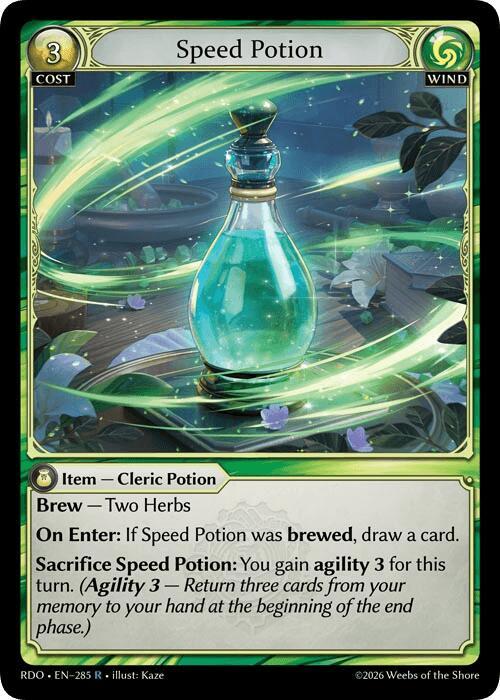 [RDO] Speed Potion — 285