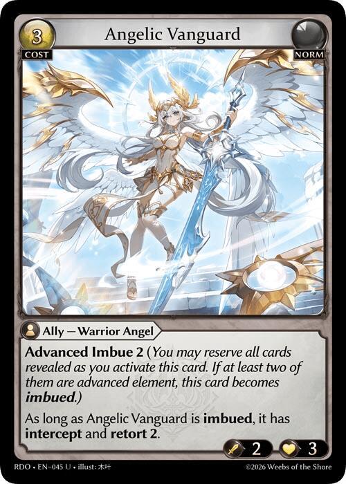 [RDO] Angelic Vanguard (Curio Foil) — 045