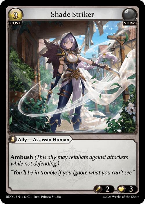 [RDO] Shade Striker (Curio Foil) — 140