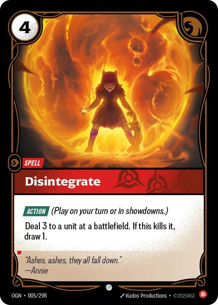[Origins] Disintegrate — 005/298