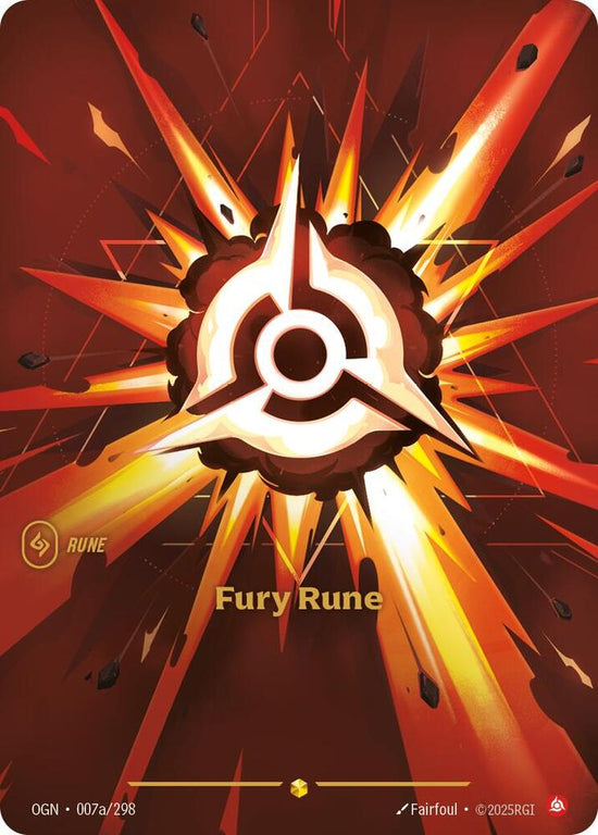 [Origins] Fury Rune (Alternate Art) — 007a/298