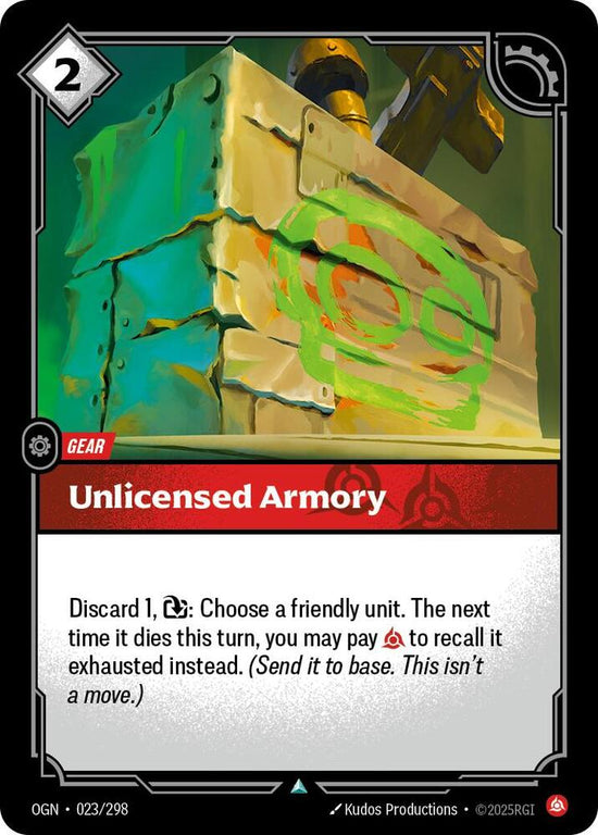 [Origins] Unlicensed Armory — 023/298