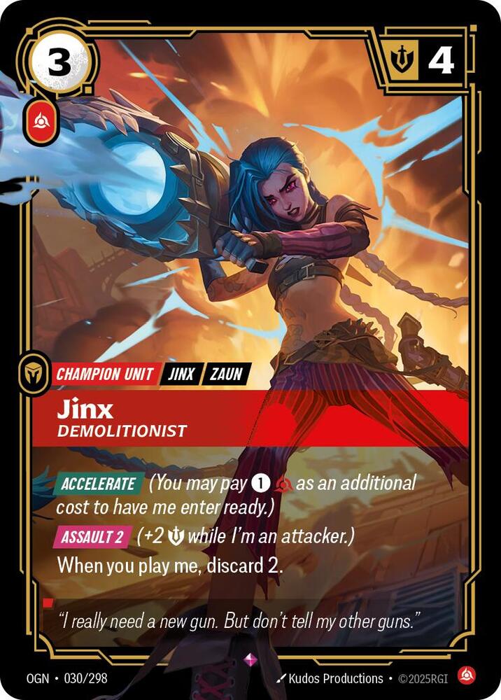 [Origins] Jinx, Demolitionist — 030/298